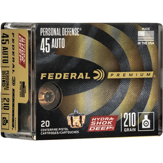 Federal Premium .45 ACP 210gr Hydra-Shok: Unmatched Stopping Power