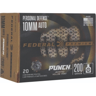Federal Punch 10mm Ammo: Precision and Power for Self-Defense