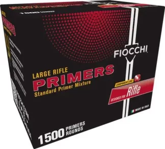 FIOCCHI PRIMERS LARGE RIFLE 1500CT BOX 12000CT CS