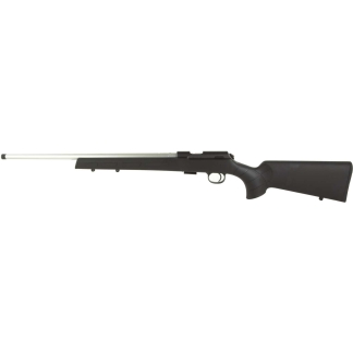 CZ 457 AMERICAN SUPPRESSOR-READY 22LR RIFLE 20" THREADED BBL, BLACK SYNTHETIC, 5RD MAGAZINE