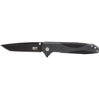 S&W KNIFE M&P M2.0 2-TONE CLIP - FOLDER 3.5" TANTO FNGR FLIPPER