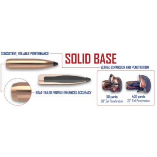 Nosler Whitetail Country Rifle Ammo 308 Win 165 gr. SB SP 20 rd.