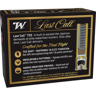 Winchester Last Call Double Shot Ammo 20 ga. 3 in. 1 oz. 2.5 & 9 TSS 25 rd.