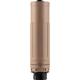 Dead Air Sandman X KeyMo FDE suppressor 6.9in length 1.65in diameter .300 RUM 5/8-24