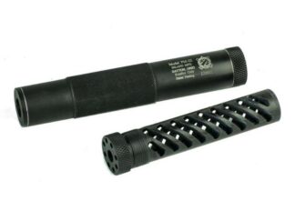 Inland PM-22 .22 rimfire suppressor black 5.5 inch 1/2x28 thread