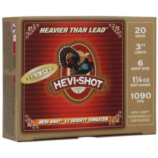 HEVI-SHOT HEVI-13 20GA 3IN 1-1/4OZ #6 5 RD/BX 10 BX/CS