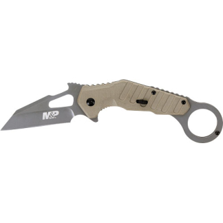 S&W KNIFE M&P EXTREME OPS 3" - KARAMBIT SPRING ASSIST FDE