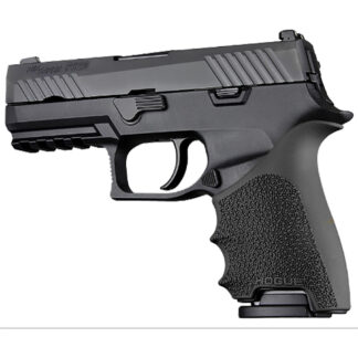 Hogue HandAll Beavertail Grip Sleeve Black Sig Sauer P320 Compact
