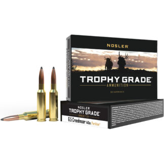 Nosler Trophy Grade Rifle Ammunition 6.5 Creedmoor 140 gr. PT SP 20 rd.