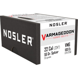 Nosler Varmageddon Bullets .22 Cal. 55 gr. FB Tipped 100 pk.