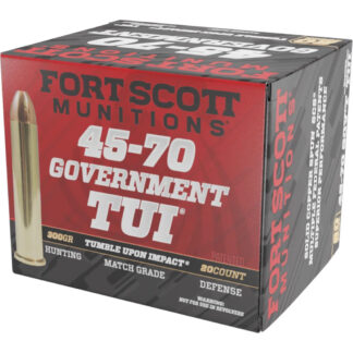 Fort Scott Munitions Rifle Ammo 45-70 GOVT. 300 gr. TUI 20 rd.