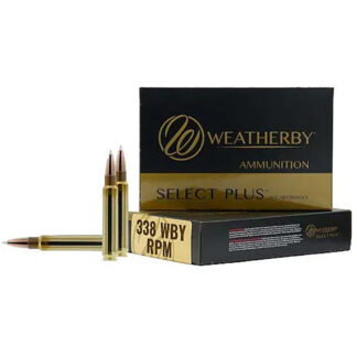 Weatherby Rifle Ammo 338 WBY RPM 225 gr.Interlock 20 rd.