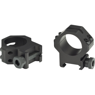 Weaver Tactical 4Hole Picatinny Ring Matte Black 1" High Clamshell Pack