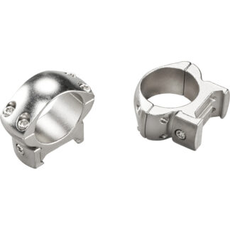 Weaver Grand Slam Steel Rings Silver 1" Medium Clamshell Pack