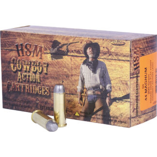HSM Cowboy Action Handgun Ammunition 44 Mag. 200 gr. 50 rd.