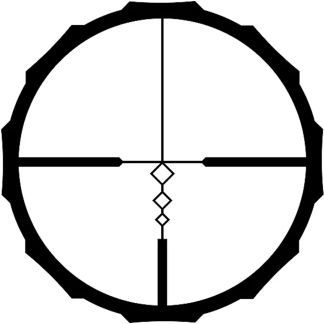 Crimson Trace Brushline Pro Riflescope 3-9x40 BDC Slugger Reticle