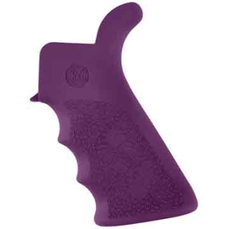 HOGUE AR-15 BEAVERTAIL GRIP - W/FINGER GROOVES PURPLE