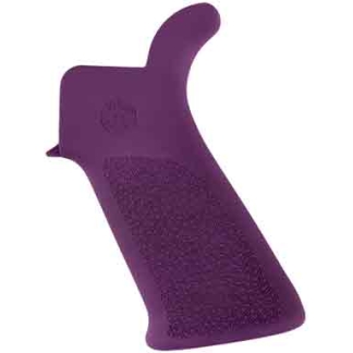 HOGUE AR-15 BEAVERTAIL GRIP - NO FINGER GROOVES PURPLE