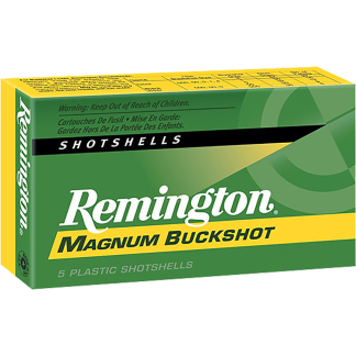 Remington Express Magnum Buffered Buckshot Loads 12 ga. 3 in. 41 Pellet 4 Buck Shot 5 rd.