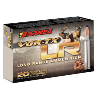 Barnes VOR-TX Long Range Rifle Ammo 300 Win. Mag. 190 gra. LRX Boat Tail 20 rd.