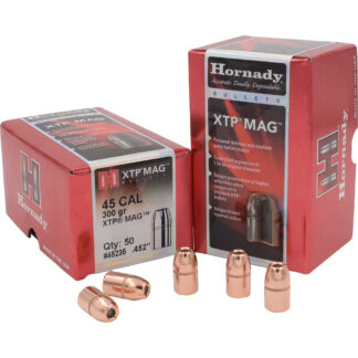 Hornady Traditional Pistol Bullets 45 Cal. .452 300 gr. XTP Mag. 50 box