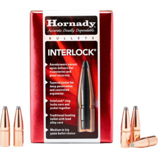 Hornady Traditional Rifle Bullets 30 Cal. .308 165 gr. BTSP Interlock 100 Box