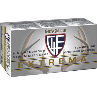 Fiocchi Hyperformance Hunt Rifle Ammo 6.5 Creedmoor 129 gr. SST 20 rd.