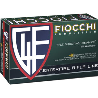 Fiocchi Field Dynamics Centerfire Rifle Ammo 270 Win. 130 gr. PSP 20 rd.