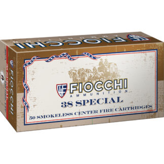 Fiocchi Cowboy Action Centerfire Pistol Ammo 38 Spl. 158 gr. LFP 50 rd.