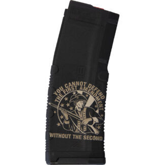 Black Rain Ordnance Lasered AR15 Magazine 1st Amendment Defends 30 rd.