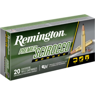 Remington Premier Scirocco Centerfire Rifle Ammo 243 Win. 95 gr. Swift Scirocco Bonded 20 rd.