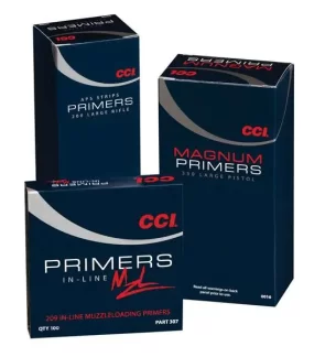 CCI 250 MAG LARGE RIFLE PRIMER 100 RD/BX 10BX/BRICK 50 BX/CS