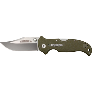 COLD STEEL BUSH RANGER LITE - 3.5" PLAIN EDGE CLIP FOLDER