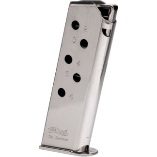 WALTHER MAGAZINE PPK 380 - 380ACP 6RD NICKEL