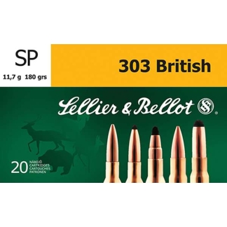 SELLIER & BELLOT 303BRITISH 180GR 20RD BOX 20 BOXES PER CASE