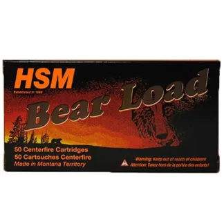 HSM AMMUNITION 357 MAG 180GR HL RNFP 50RD BOX 10 BOXES PER CASE