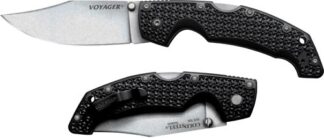 COLD STEEL LARGE VOYAGER 4" - PLAIN EDGE BLADE CLIP FOLDER