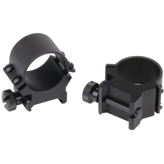 WEAVER RINGS DETACHABLE TOP - MOUNT SURE-GRIP 1" HIGH BLACK