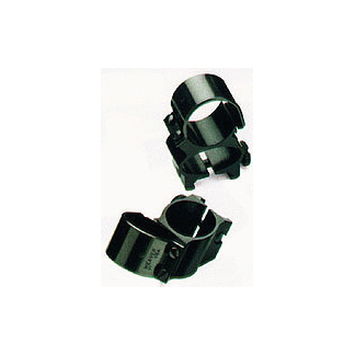WEAVER RINGS DETACHABLE TOP - MOUNT SEE-THRU 1" BLACK