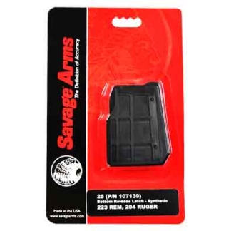 SAVAGE MAGAZINE 25 .222/.223/ - .204 4RD SYN MATTE