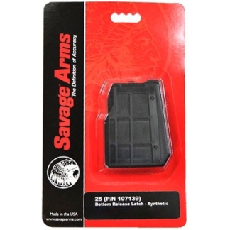 SAVAGE MAGAZINE MODEL 25 - 22 HORNET 4RD SYNTHETIC MATTE