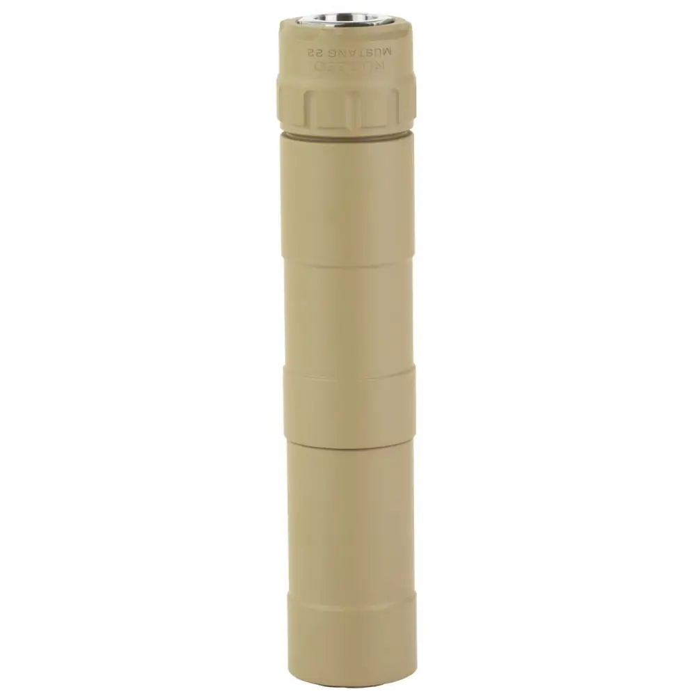558995-14159544.webp | ATFirearms Rugged Suppressors Mustang 22 FDE .22 LR suppressor 5.3 inch overall Flat Dark Earth