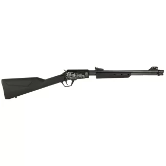 ROSSI GALLERY 22LR RFL 18" 15RD BLK ENGRAVED TRKY EDITION