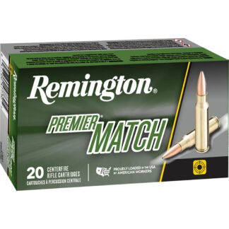Remington Premier Match Centerfire Rifle Ammo 300 AAC Blackout 125 gr. MatchKing OTM 20 rd.