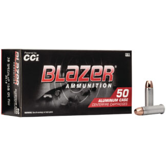 CCI Blazer Pistol Ammo 38 Spec. +P 158 gr. FMJ 50 pk.