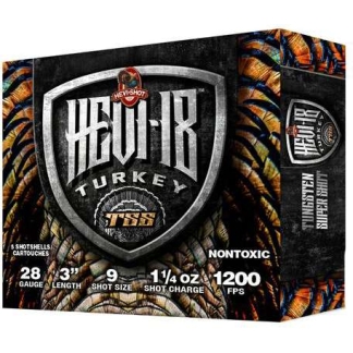 HEVI-SHOT HEVI-18 TSS TURKEY 28GA 3IN 1-1/4OZ #9 5 RD/BX 10 BX/CS