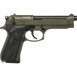 BERETTA 92FS 9MM OD GREEN 4.9" 15+1
