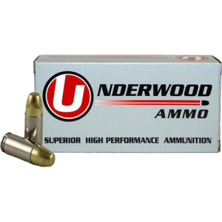 UNDERWOOD 9MM LUGER +P+ 147GR - FMJ 50RD 10BX/CS