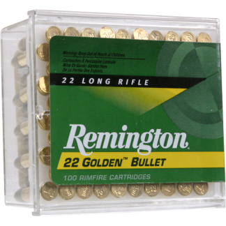 REMINGTON 22LR 40GR PLATED - LEAD-RN HIGH-VEL 100RD 50BX/CS