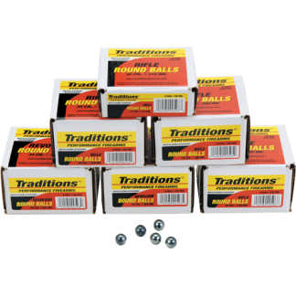 TRADITIONS BULLETS REVOLVER - ROUNDBALL 36CAL .3756 100PK